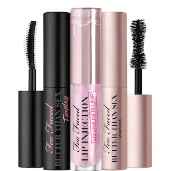 Lashes & Lips To Go: Travel Size Mascara, Lash Primer & Lip Plumper